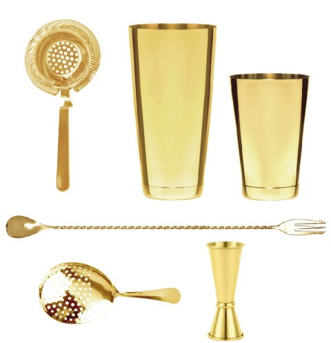 Set barmański złoty Set barmański złoty