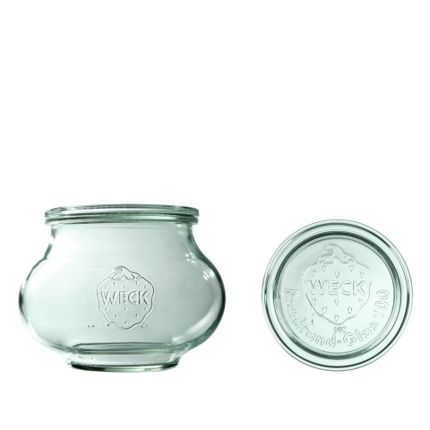 Słoik Deco 1062 ml z pokrywą - op. 4 szt