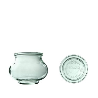 Słoik Deco 560 ml z pokrywą - op. 6 szt
