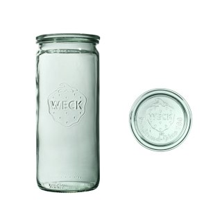 Słoik cylindryczny 1590 ml z pokrywą - op. 6 szt