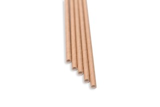 Słomki natural 8x250 (op. 100 szt)