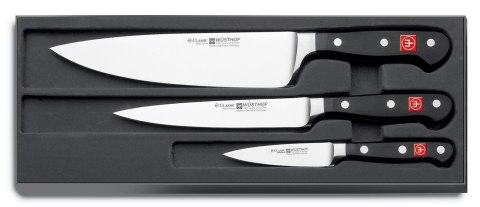 Zestaw- Nóż szefa 20 cm , kuchenny 16 cm i do warz Zestaw- Nóż szefa 20 cm , kuchenny 16 cm i do warz