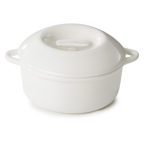 BOMBANCE Garnek z pokrywką biały, poj. 1,3 l BOMBANCE Garnek z pokrywką biały, poj. 1,3 l
