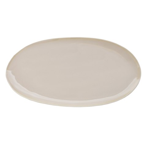 ETER Talerz owalny 43x22,5 cm, beżowy ETER Talerz owalny 43x22,5 cm, beżowy