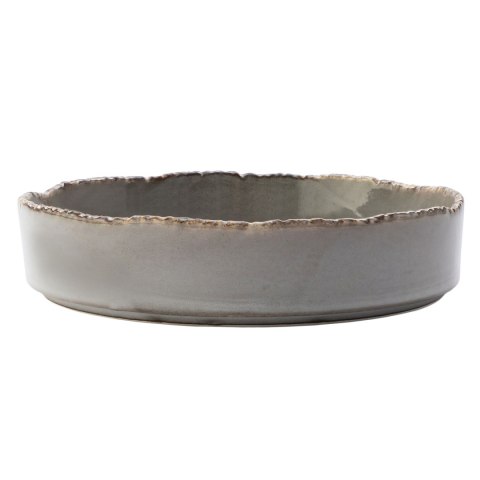 SAMTO Talerz okrągły płaski 20,5 cm szary SAMTO Talerz okrągły płaski 20,5 cm szary