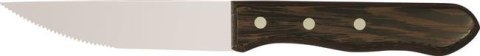 Nóż do steków 125 mm z drobnymi ząbkami, uchwyt drewniany wenge Nóż do steków 125 mm z drobnymi ząbkami, uchwyt drewniany wenge