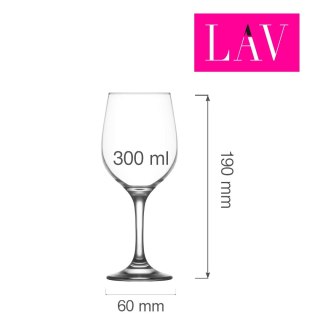 Kieliszek do wina Valencia 300 ml, LAV (dawniej LV-FAM523Z) LAV