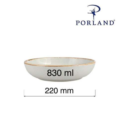 Miska płytka Ashen, 220mm Porland