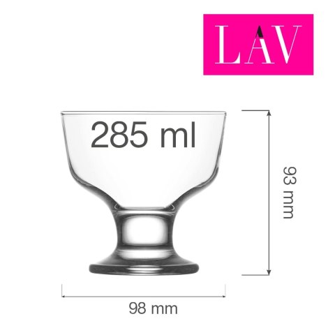 Pucharek Santiago 285 ml, LAV (dawniej LV-DES55Z) LAV