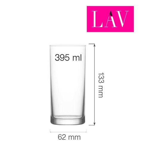 Szklanka wysoka Rotterdam 295 ml, LAV (dawniej LV-LBR320Z) LAV