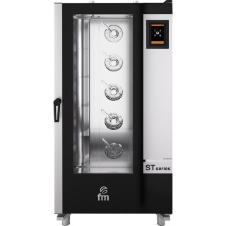 Piec konwekcyjno-parowy, STG Gastro z wózkiem, 20 GN 1/1, P 36.25 kW, U 400 V FM Industrial