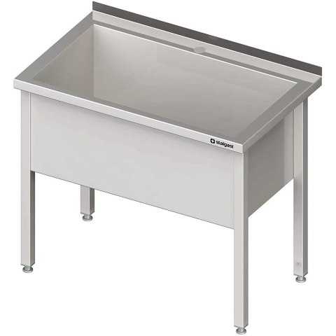 Stół z basenem 1-komorowym spawany 800x600x850 mm h=400 mm Stalgast Stół z basenem 1-komorowym spawany 800x600x850 mm h=400 mm Stalgast