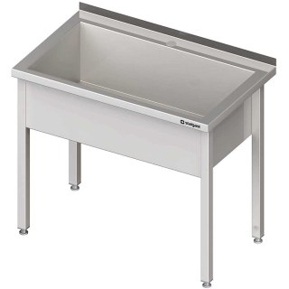 Stół z basenem 1-komorowym spawany 800x700x850 mm h=300 mm Stalgast