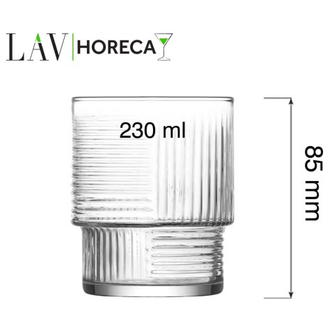 Szklanka niska Istanbul, 230ml, LAV (dawniej LV-HLN346Z) LAV Szklanka niska Istanbul, 230ml, LAV (dawniej LV-HLN346Z) LAV