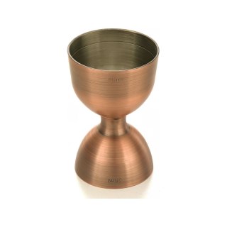 Miarka barmańska Bell z prostą krawędzią, antyczna miedź, BarFly, 25/50ml BarFly