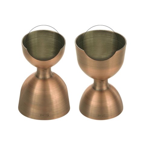 Miarka barmańska Bell z prostą krawędzią, antyczna miedź, BarFly, 25/50ml BarFly Miarka barmańska Bell z prostą krawędzią, antyczna miedź, BarFly, 25/50ml BarFly