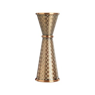 Miarka barmańska w stylu japońskim Diamond Lettice, antyczna miedź, BarFly, 30/60ml BarFly