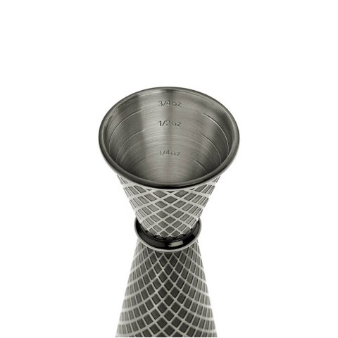 Miarka barmańska w stylu japońskim Diamond Lettice, czarna, BarFly, 30/60ml BarFly Miarka barmańska w stylu japońskim Diamond Lettice, czarna, BarFly, 30/60ml BarFly