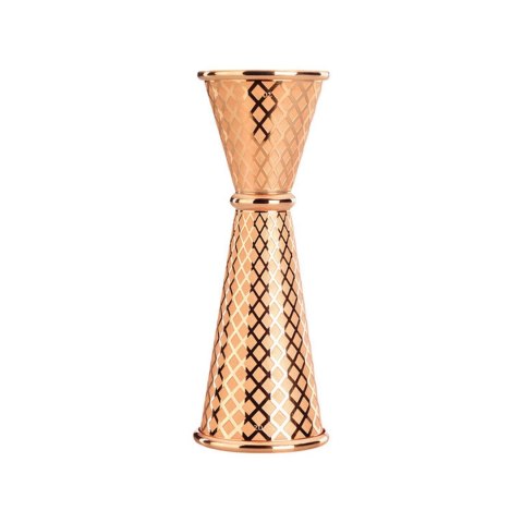 Miarka barmańska w stylu japońskim Diamond Lettice, miedź, BarFly, 30/60ml BarFly Miarka barmańska w stylu japońskim Diamond Lettice, miedź, BarFly, 30/60ml BarFly