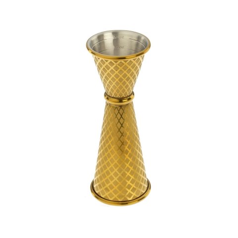 Miarka barmańska w stylu japońskim Diamond Lettice, złota, BarFly, 30/60ml BarFly Miarka barmańska w stylu japońskim Diamond Lettice, złota, BarFly, 30/60ml BarFly