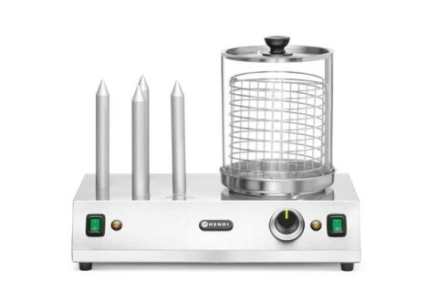 Podgrzewacz do parówek i bułek do hot-dogów, HENDI, 220-240V/550W, 500x310x(H)395mm