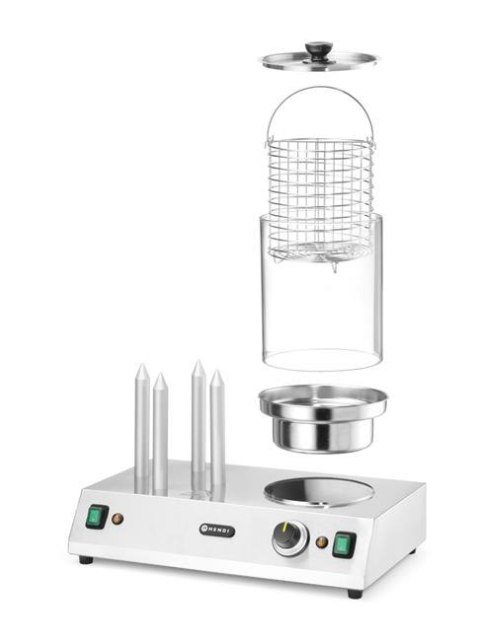 Podgrzewacz do parówek i bułek do hot-dogów, HENDI, 220-240V/550W, 500x310x(H)395mm