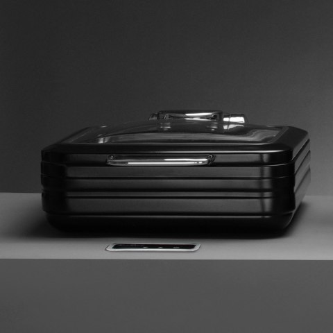 Podgrzewacz indukcyjny ze szklaną pokrywą De Luxe Black, GN 2/3 Fine Dine Podgrzewacz indukcyjny ze szklaną pokrywą De Luxe Black, GN 2/3 Fine Dine