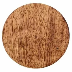 Pokrywka drewniana z uszczelką 100 mm, 3 szt Pokrywka drewniana z uszczelką 100 mm, 3 szt