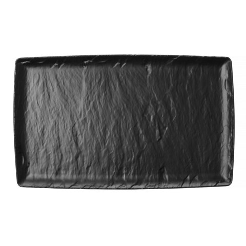 Półmisek z melaminy Rock, czarny, GN 1/3, 176x325mm Fine Dine Półmisek z melaminy Rock, czarny, GN 1/3, 176x325mm Fine Dine