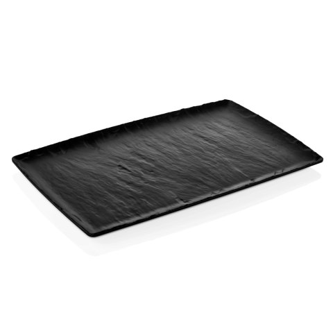 Półmisek z melaminy Rock, czarny, GN 1/3, 176x325mm Fine Dine Półmisek z melaminy Rock, czarny, GN 1/3, 176x325mm Fine Dine
