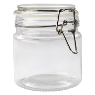 Słoik z klamrą, cylinder, 500 ml (kpl. 4 szt)