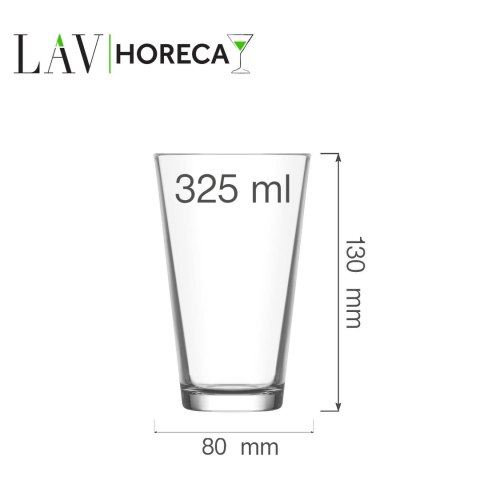 Szklanka wysoka Helsinki 325 ml, LAV (dawniej LV-HER25Z) LAV Szklanka wysoka Helsinki 325 ml, LAV (dawniej LV-HER25Z) LAV