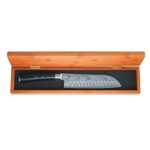 Nóż Santoku 17.5cm w pud. drewnianym MIDORI