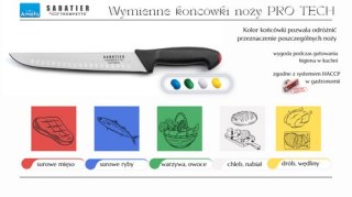 Nóż rozbiorowy 18cm na zawieszce PRO TECH