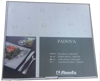 PADOVA 390-cz. komplet sztućców do gastronomii