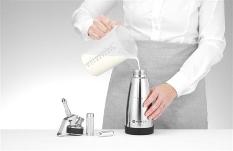 Termo syfon do ciepłych i zimnych sosów, HENDI, 0,5L, ?95x(H)275mm