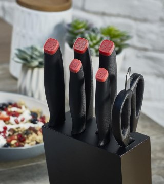 Zestaw noży kuchennych 6 cz. w bloku NEW LASER