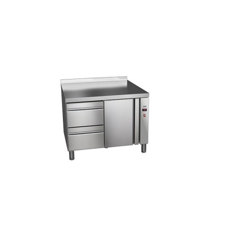 STOŁY CHŁODNICZE 700 MM Z SZUFLADAMI GN 1/1 BEZ AGREGATU