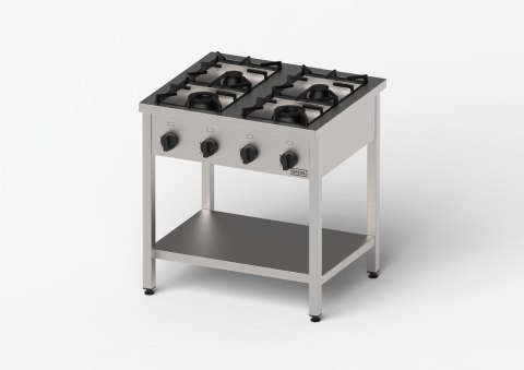 Kuchnia gazowa, Gredil, skręcana, 800x700x850 mm, P 21 kW, G30/37 mbar Gredil