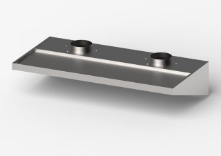 Okap do niskich pomieszczeń, skręcany, Gredil, 2010x1000x400 mm Gredil