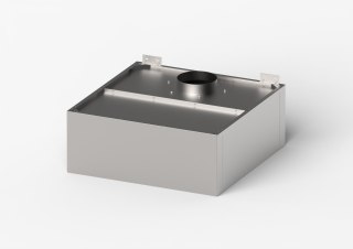 Okap skrzyniowy, skręcany, Gredil, 1010x1000x400 mm Gredil