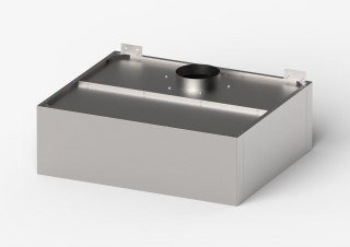 Okap skrzyniowy, skręcany, Gredil, 1210x1000x400 mm Gredil