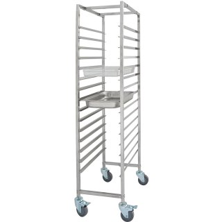 Wózek transportowy ze stali nierdzewnej, Gredil, 15x GN 1/1 Gredil