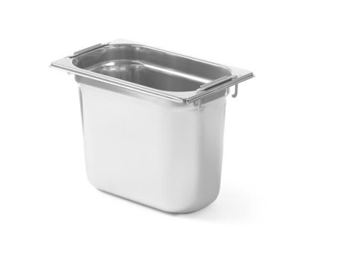 POJEMNIK GN 1/4 Z CHOWANYMI UCHWYTAMI - 265x162 mm POJEMNIK GN 1/4 Z CHOWANYMI UCHWYTAMI - 265x162 mm