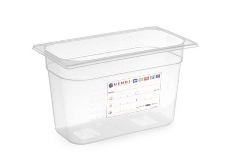 Pojemnik GN 1/3 HACCP z polipropylenu 65mm Pojemnik GN 1/3 HACCP z polipropylenu 65mm