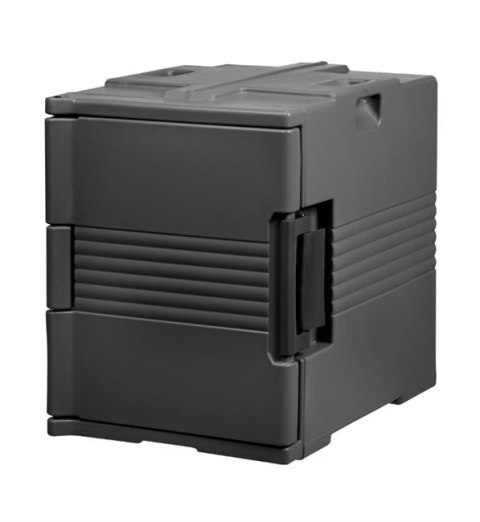 Pojemnik termoizolacyjny cateringowy 2 x GN 1/1 - 200, ładowany od frontu, AmerBox, GN 1/1, czarny, 465x655x(H)625mm Pojemnik termoizolacyjny cateringowy 2 x GN 1/1 - 200, ładowany od frontu, AmerBox, GN 1/1, czarny, 465x655x(H)625mm