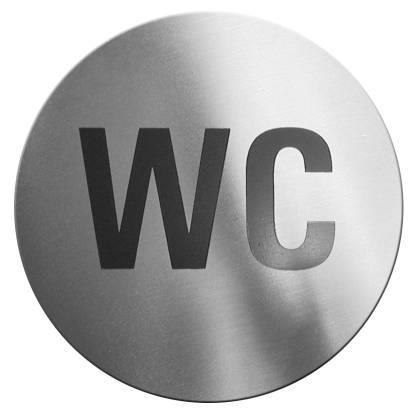 Tabliczka informacyjna samoprzylepna - WC Tabliczka informacyjna samoprzylepna - WC