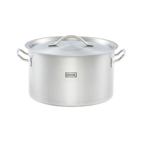 Garnek średni z pokrywką, stalowy, Ø 360 mm, V 22.4 l Garnek średni z pokrywką, stalowy, Ø 360 mm, V 22.4 l