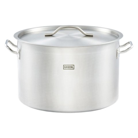 Garnek średni z pokrywką, stalowy, Ø 450 mm, V 57.3 l Garnek średni z pokrywką, stalowy, Ø 450 mm, V 57.3 l