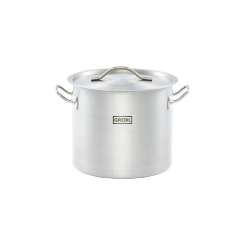 Garnek wysoki z pokrywką, stalowy, Ø 240 mm, V 9 l Garnek wysoki z pokrywką, stalowy, Ø 240 mm, V 9 l